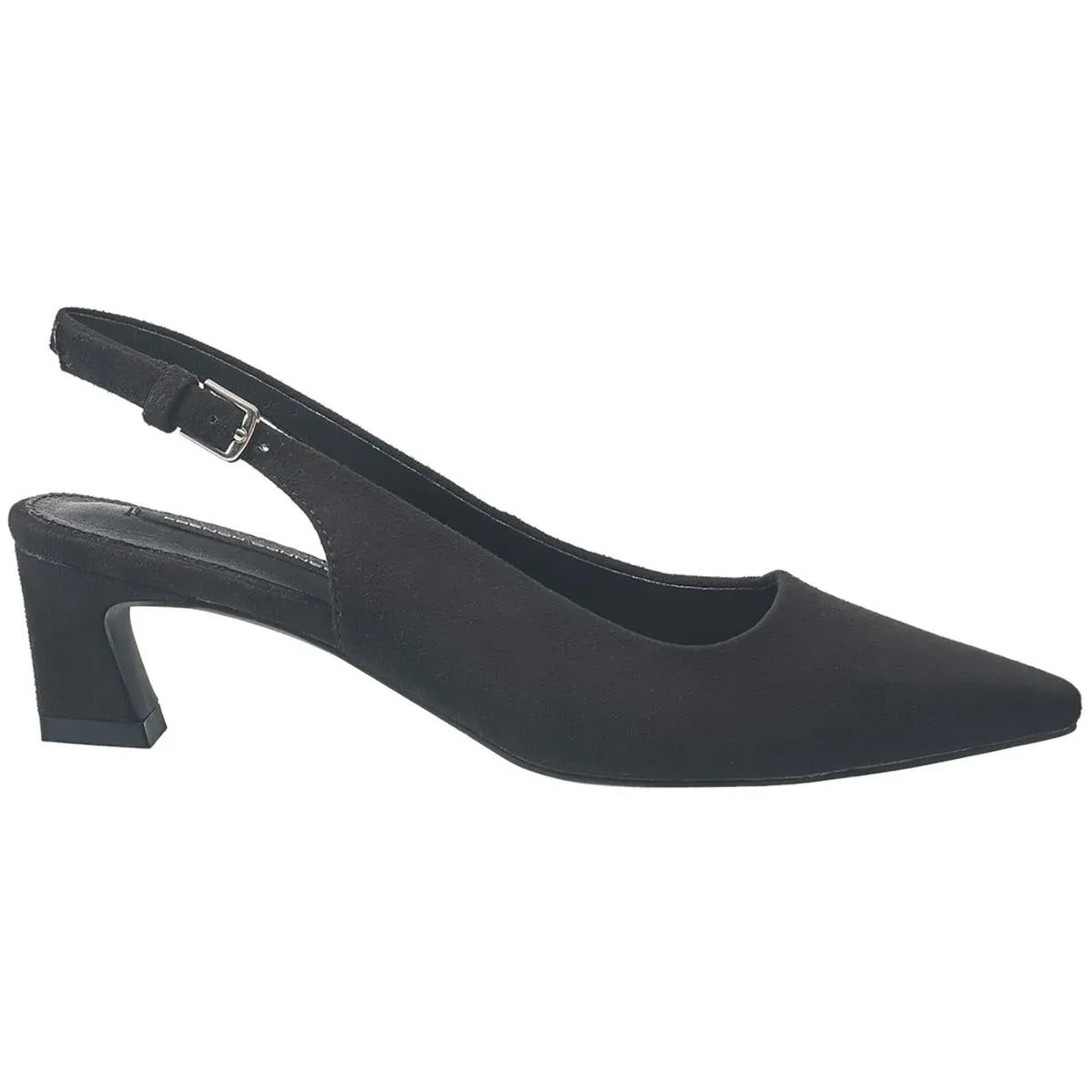 Womens Buckle Slingback Heels