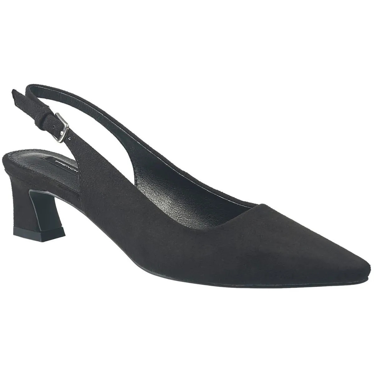 Womens Buckle Slingback Heels