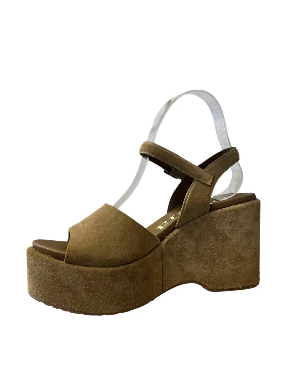 Women's Danila Old Hollywood Wedge In Fango Castoro