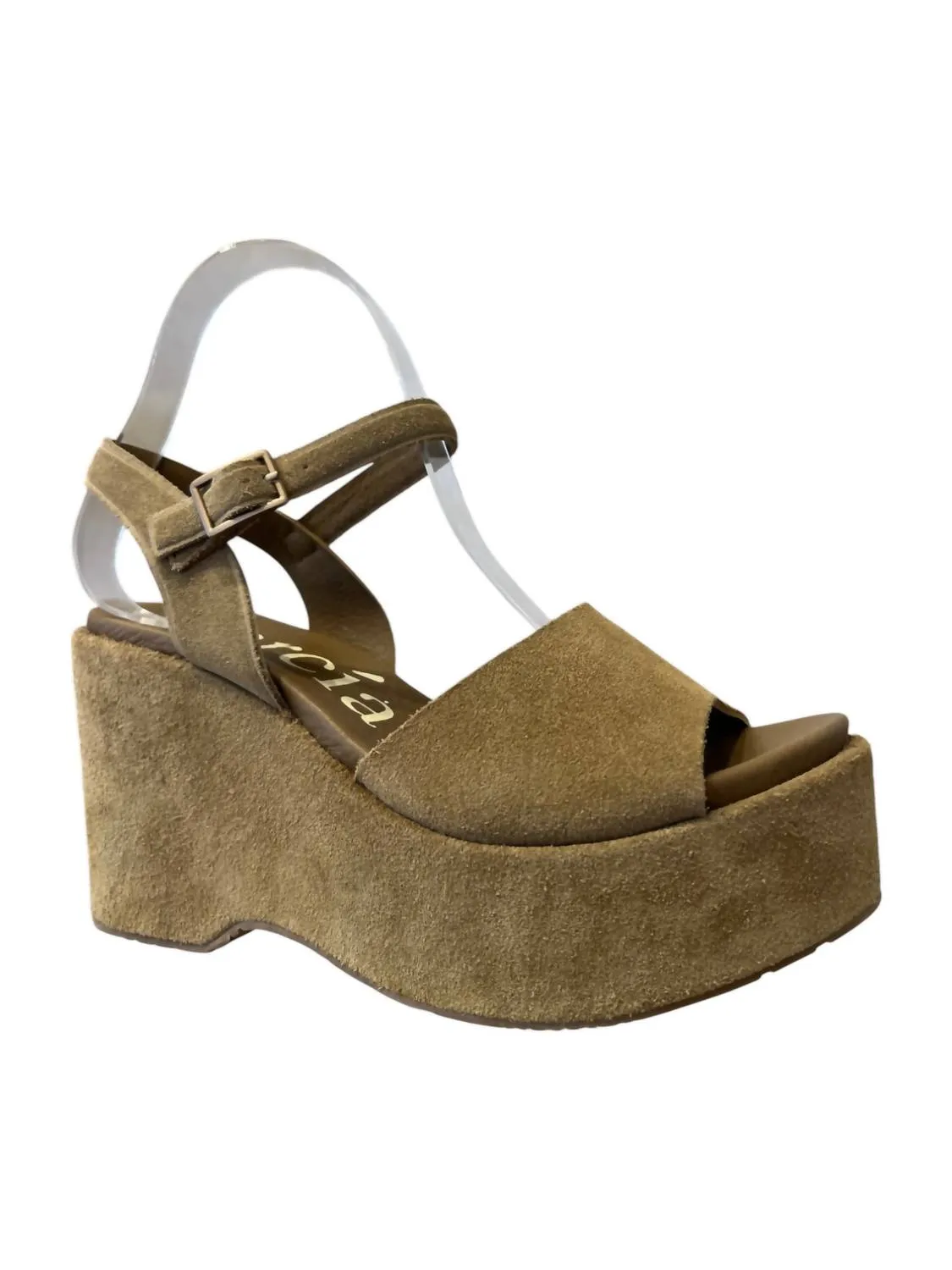 Women's Danila Old Hollywood Wedge In Fango Castoro