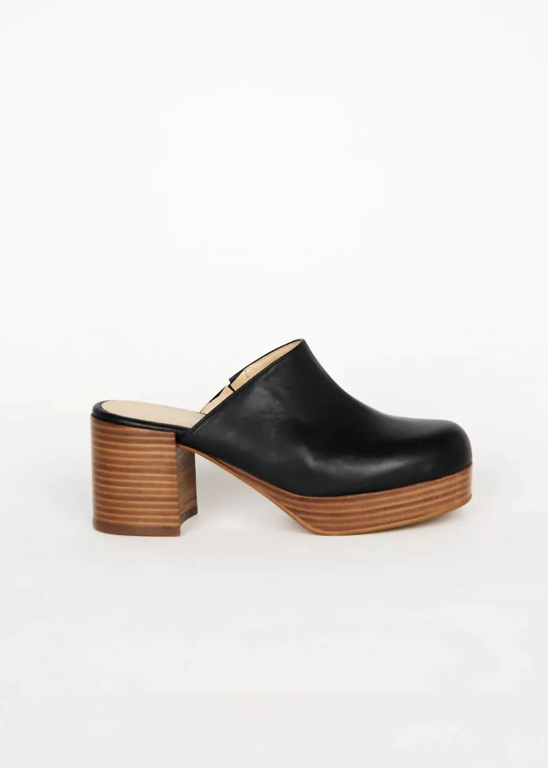 Women's Facts Platform Clog In Black