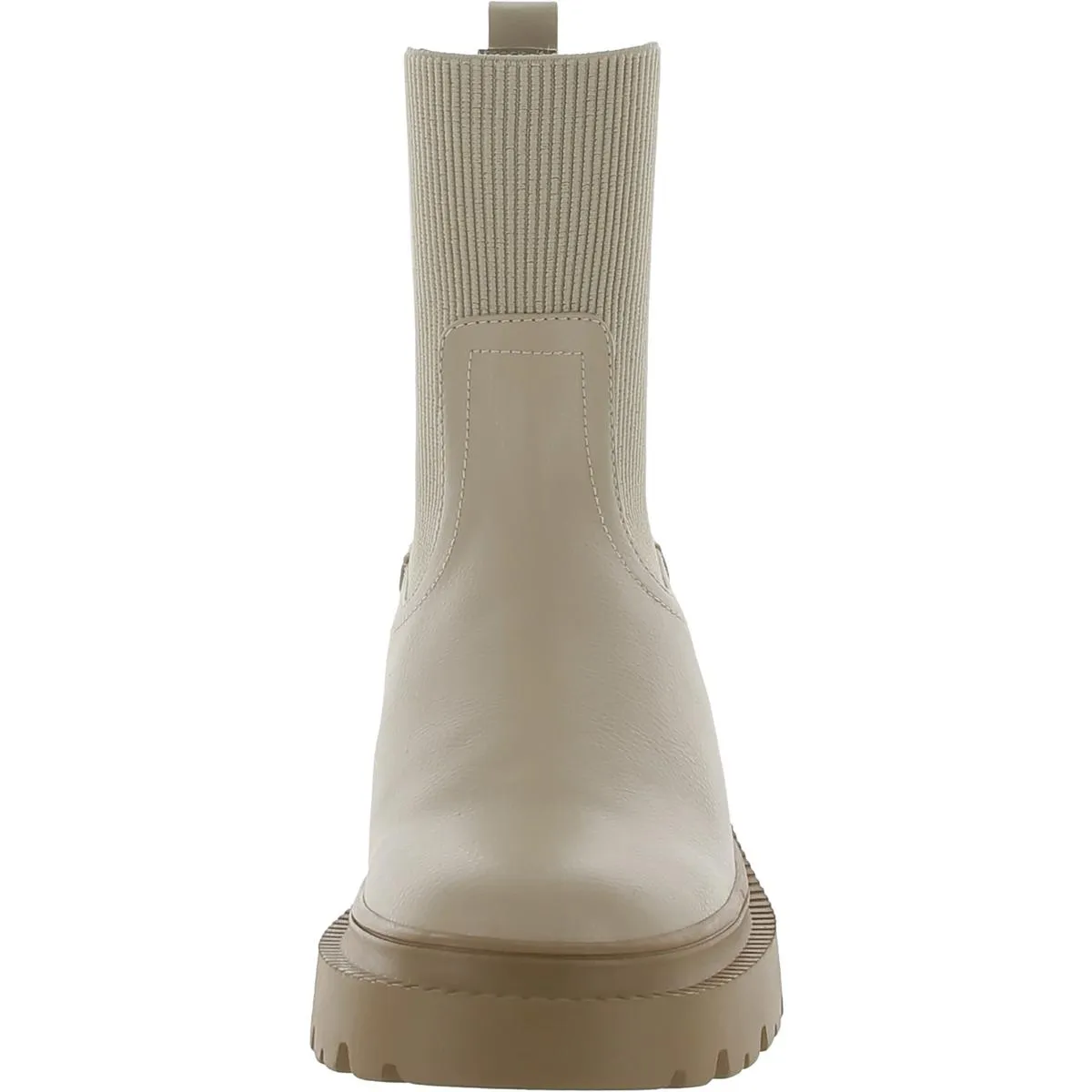 Womens Faux Leather Chelsea Boots