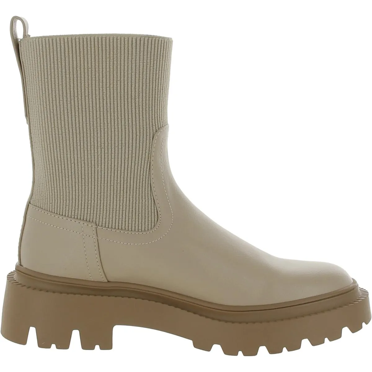 Womens Faux Leather Chelsea Boots