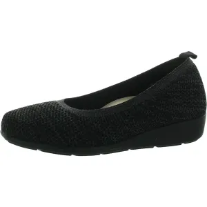 Womens Mesh Inset Wedge Heels