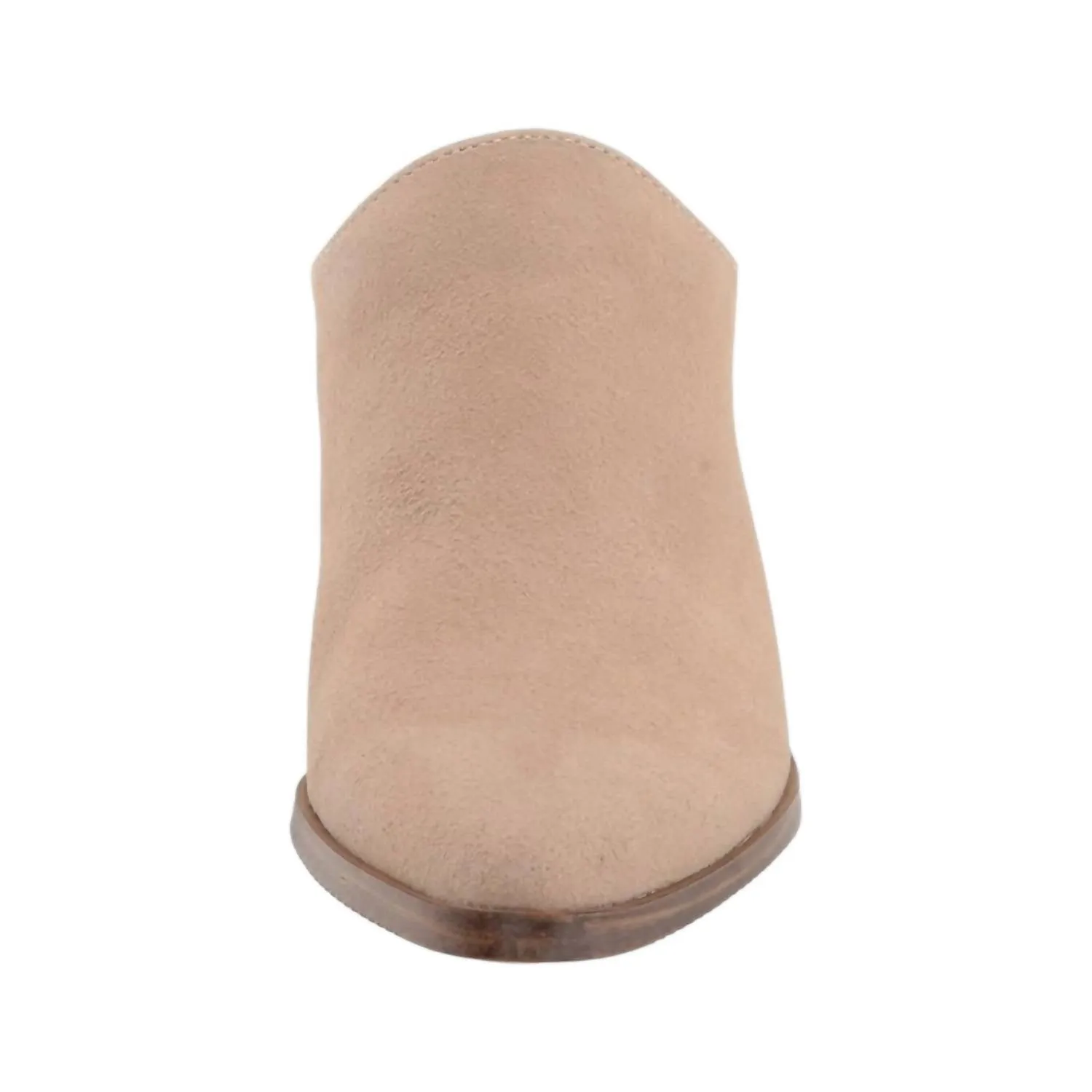 Women's Nicole Suede Mule In Sand Suede