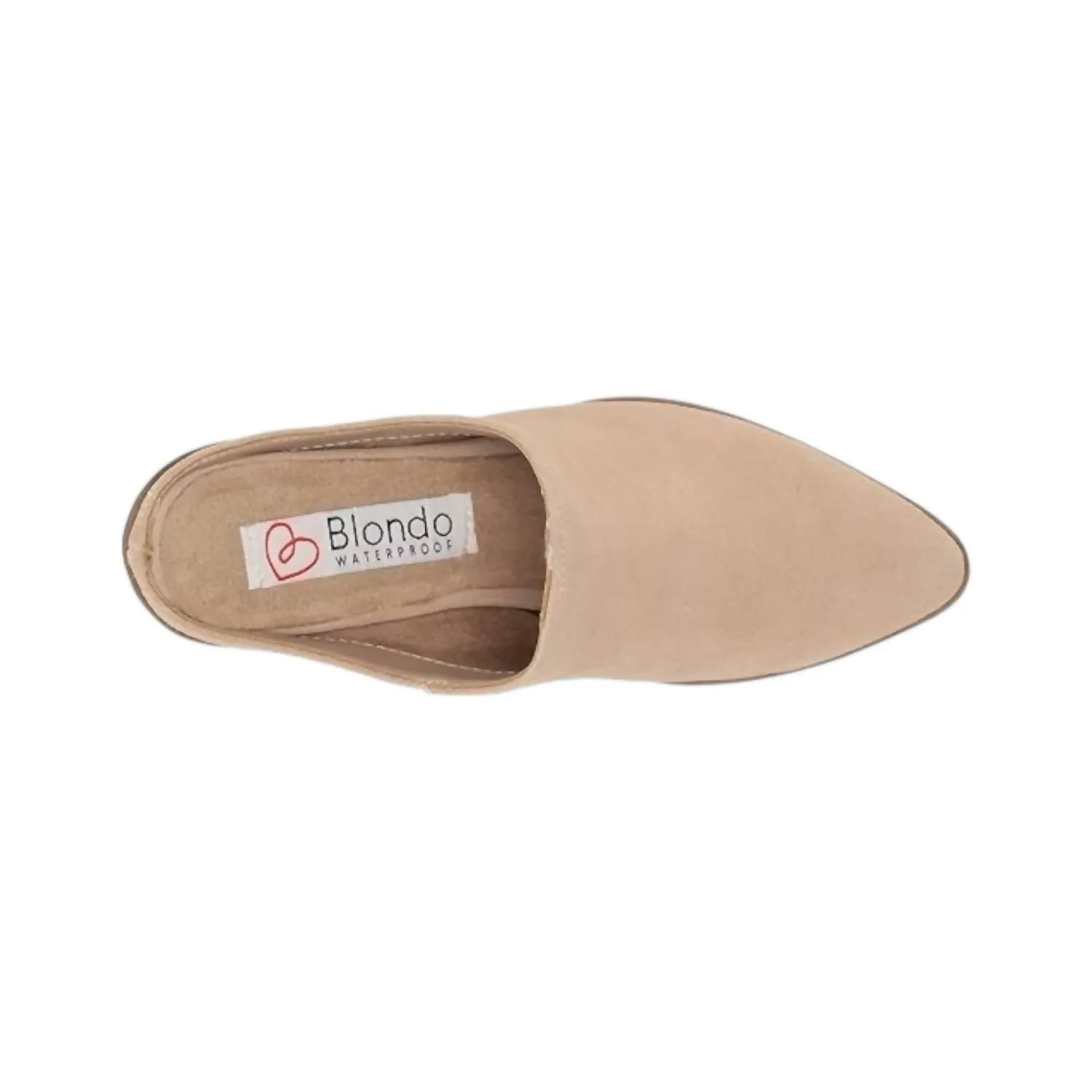 Women's Nicole Suede Mule In Sand Suede