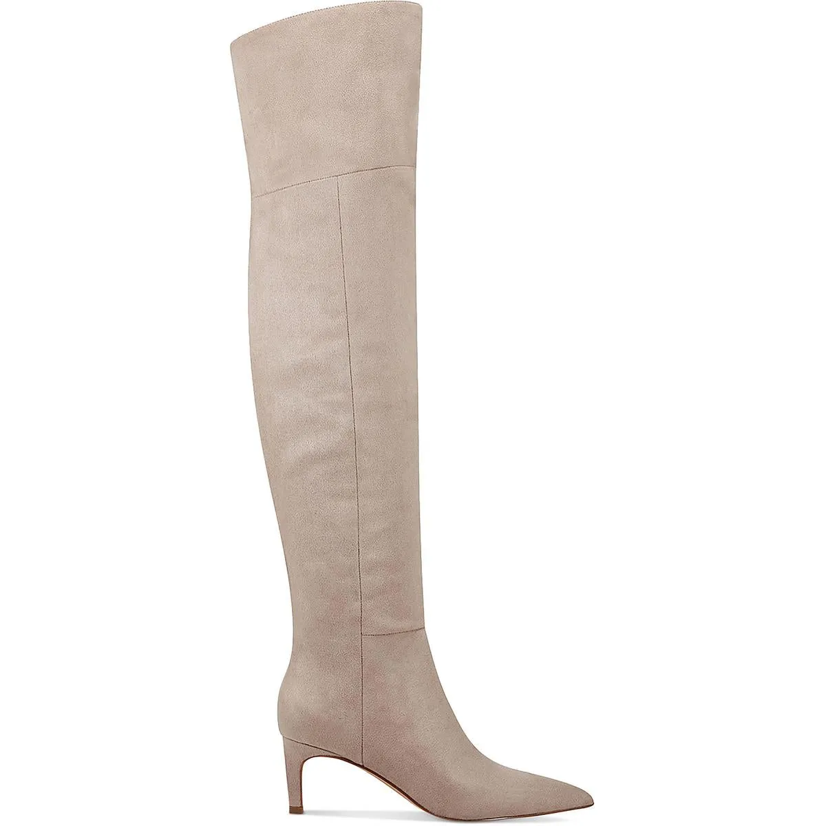 Womens Padded Insole Faux Suede Knee-High Boots