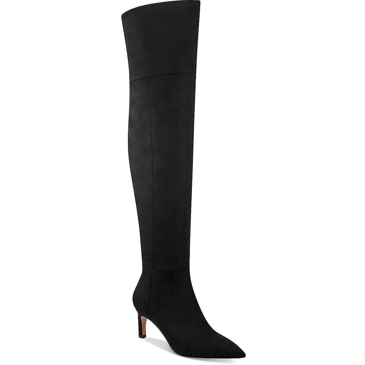 Womens Padded Insole Faux Suede Knee-High Boots