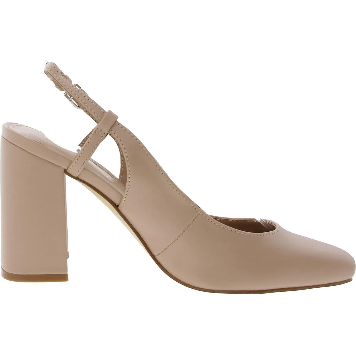 Womens Solid Slingback Heels