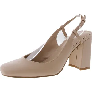 Womens Solid Slingback Heels