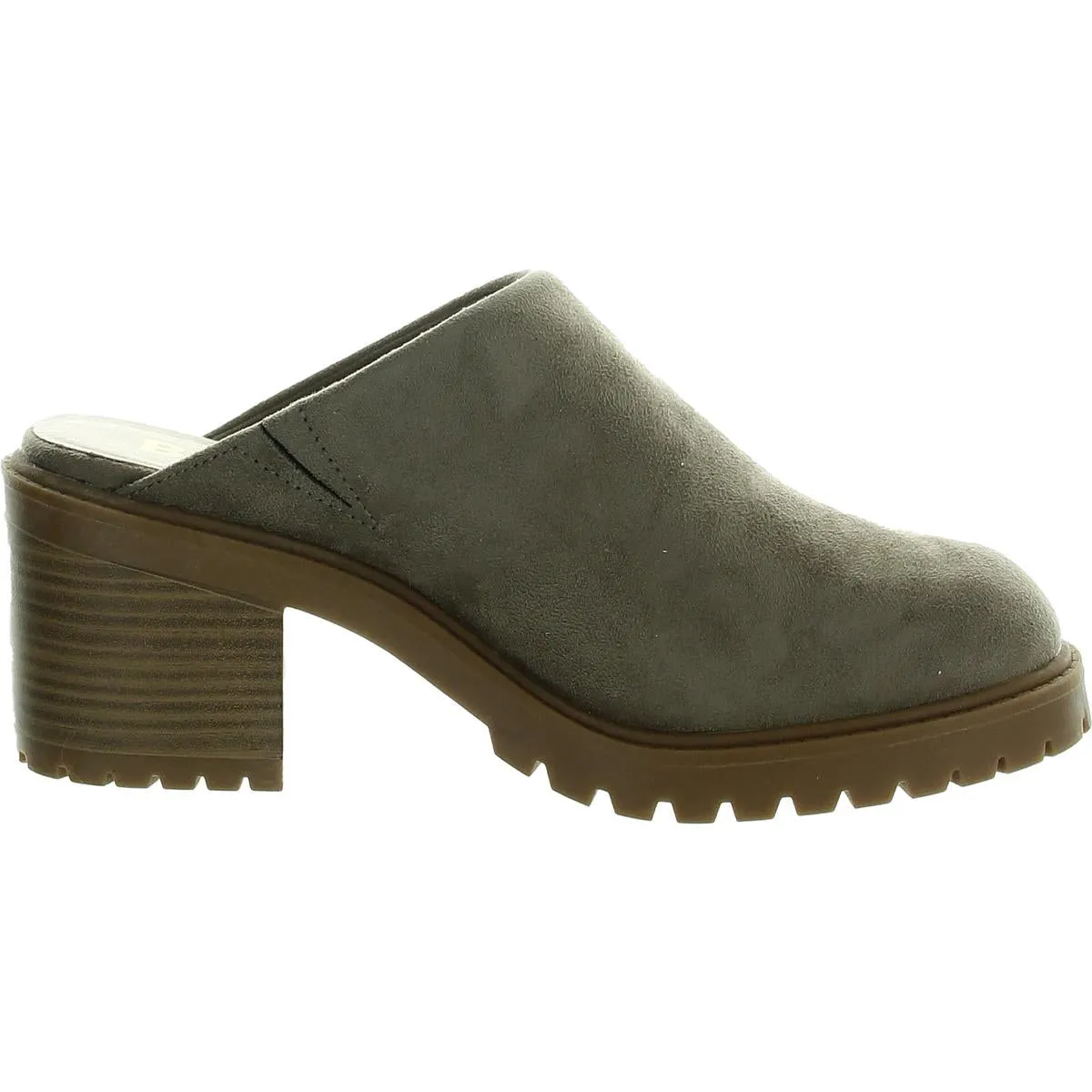 Womens Solid Synthetic Clogs