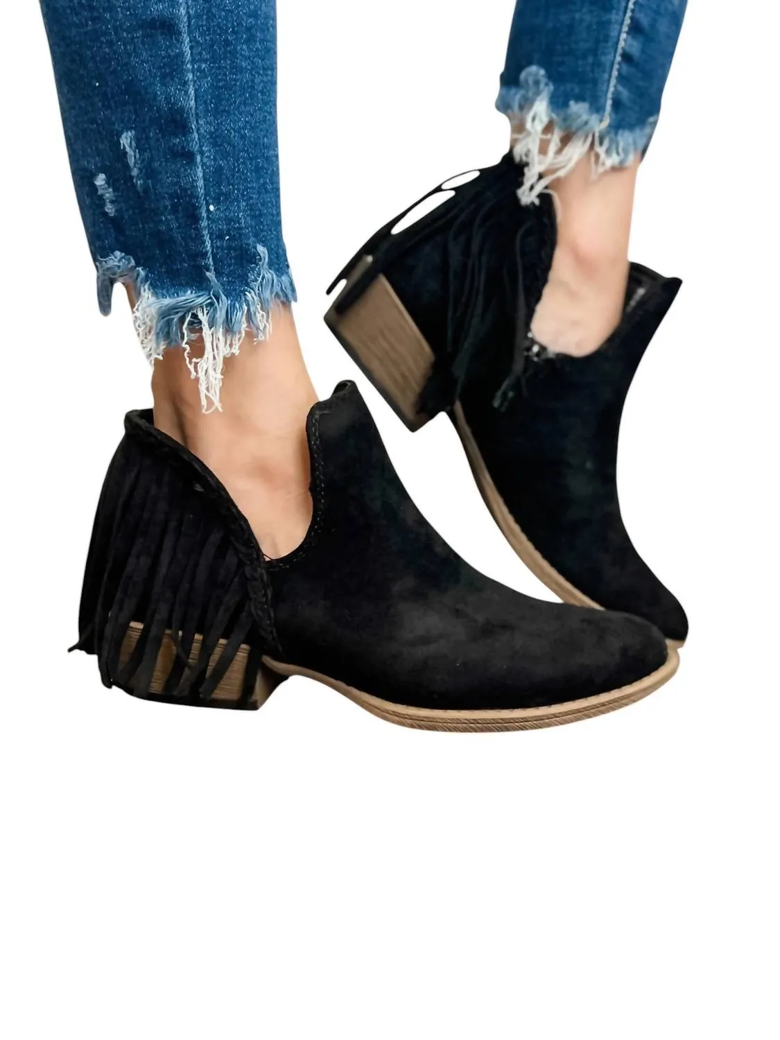 Women's Trio Bootie In Black