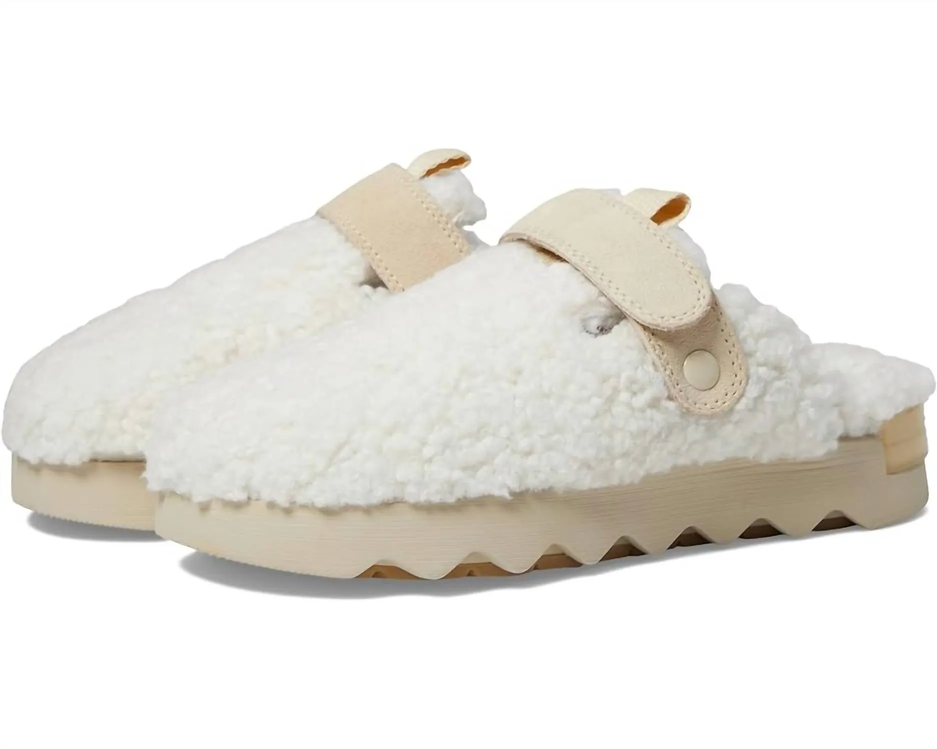 Women's Viibe Clog Cozy In Natural/bleached Ceramic