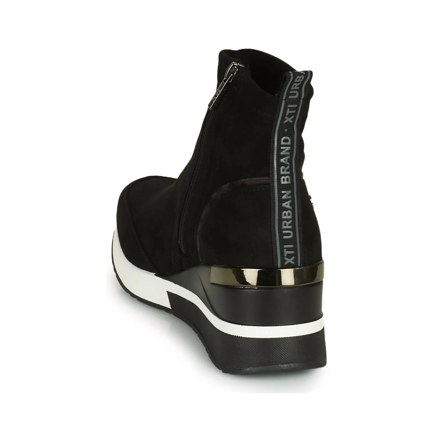 Women's Wedge Ankle Booties In Black