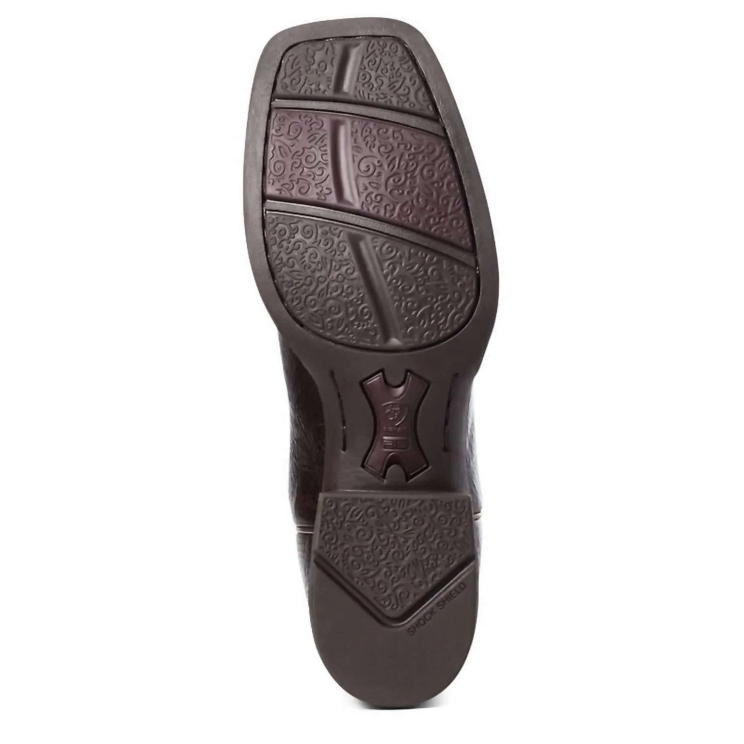 Women's West Bound Western Boot In Chocolate Chip/parchment