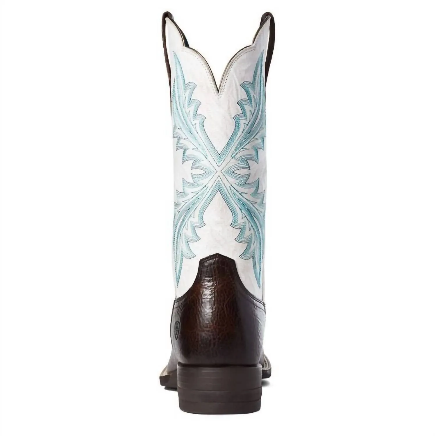 Women's West Bound Western Boot In Chocolate Chip/parchment