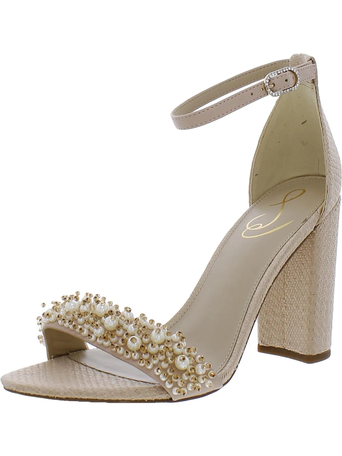 Yaro Womens Block Heel Evening Sandals