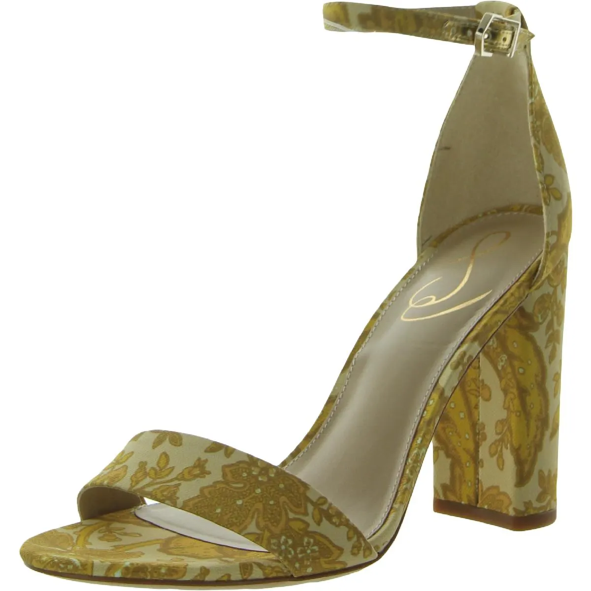Yaro Womens Block Heel Evening Sandals
