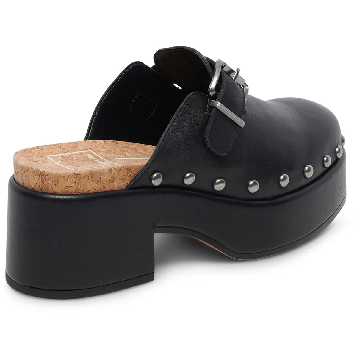 Yevan Womens Solid Leather Clogs