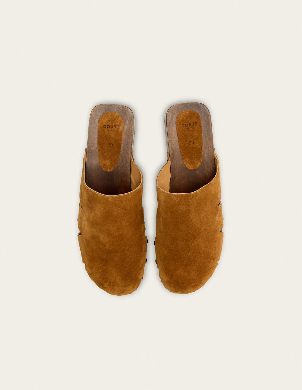 Yura Mules - Amber Suede