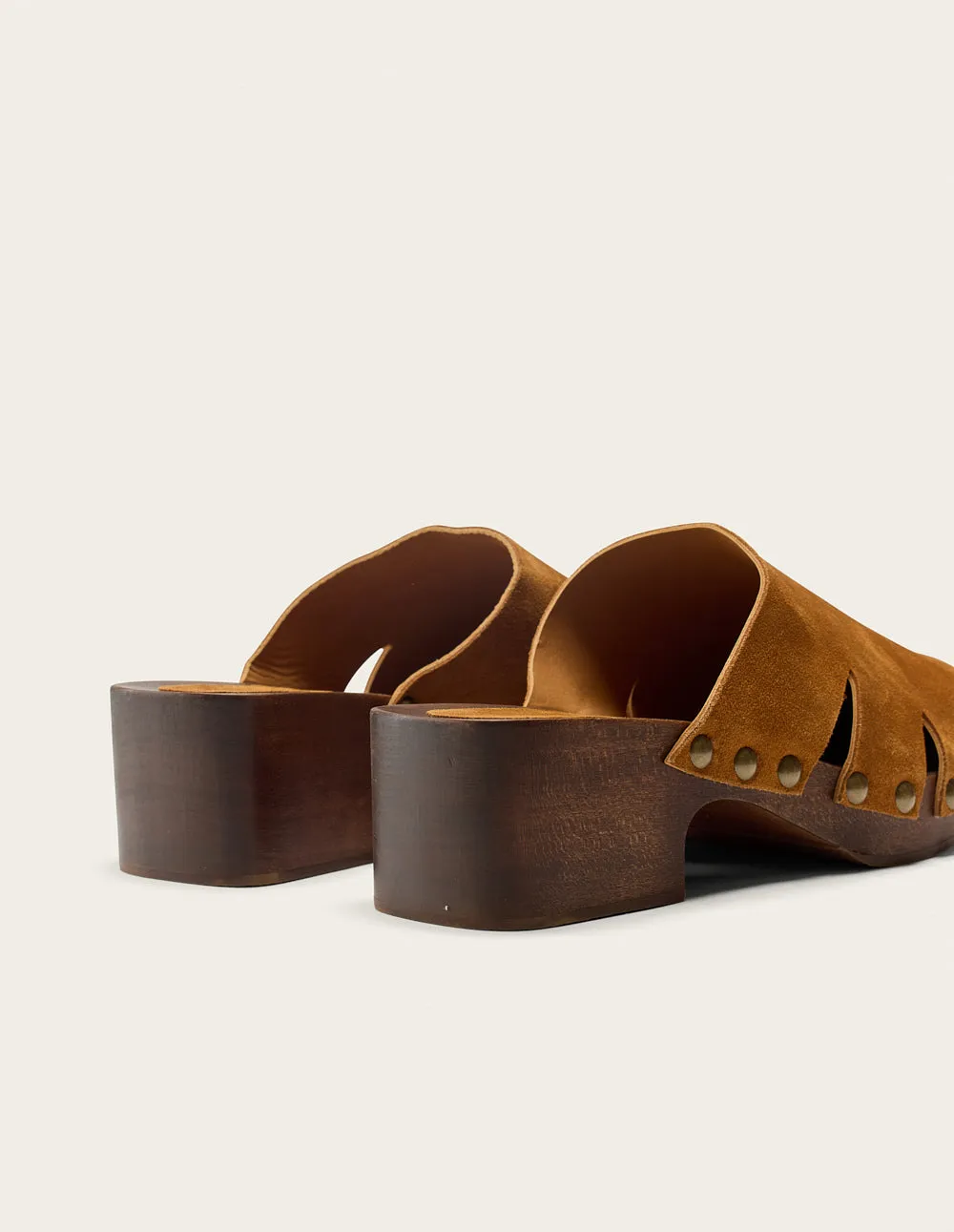 Yura Mules - Amber Suede
