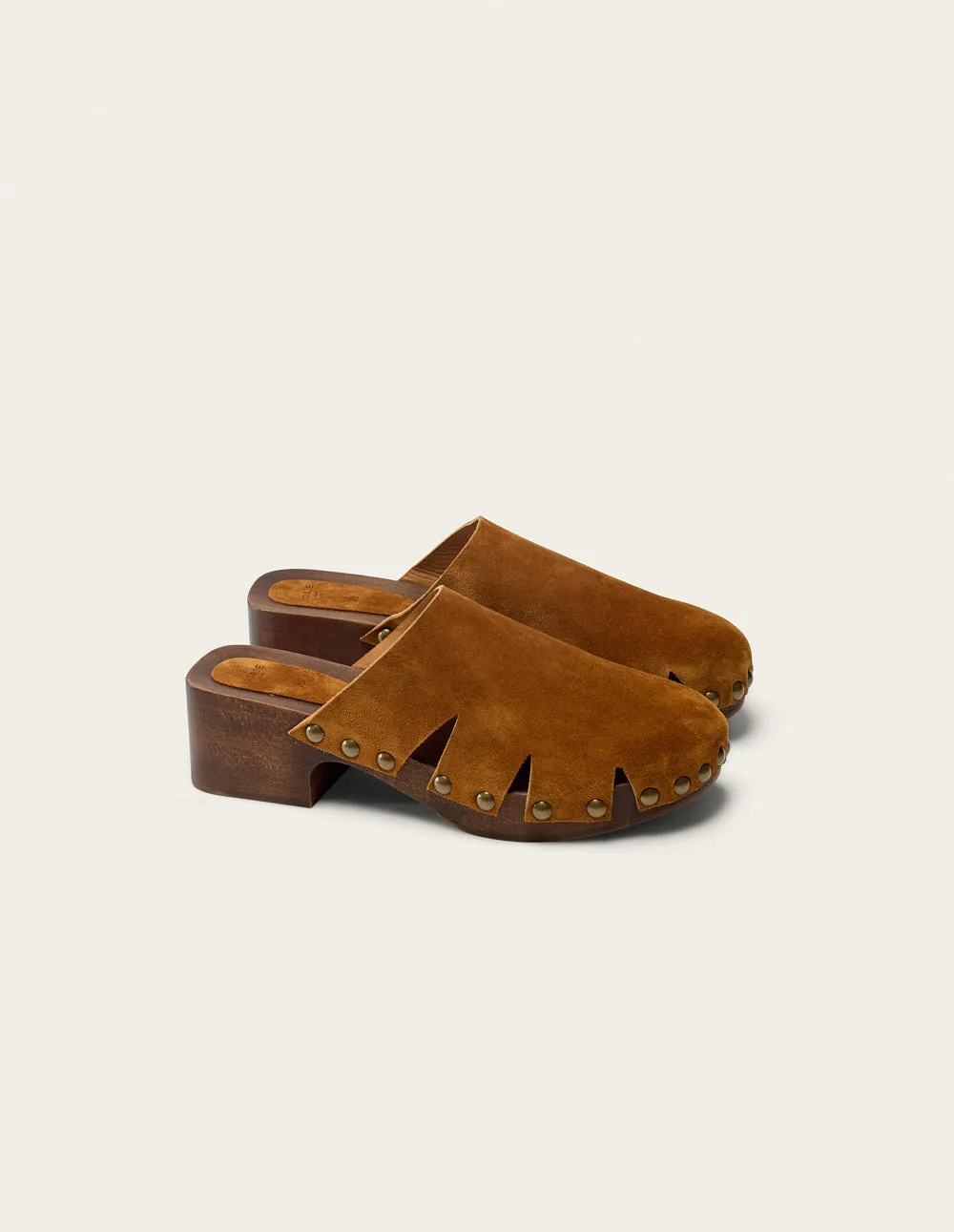 Yura Mules - Amber Suede