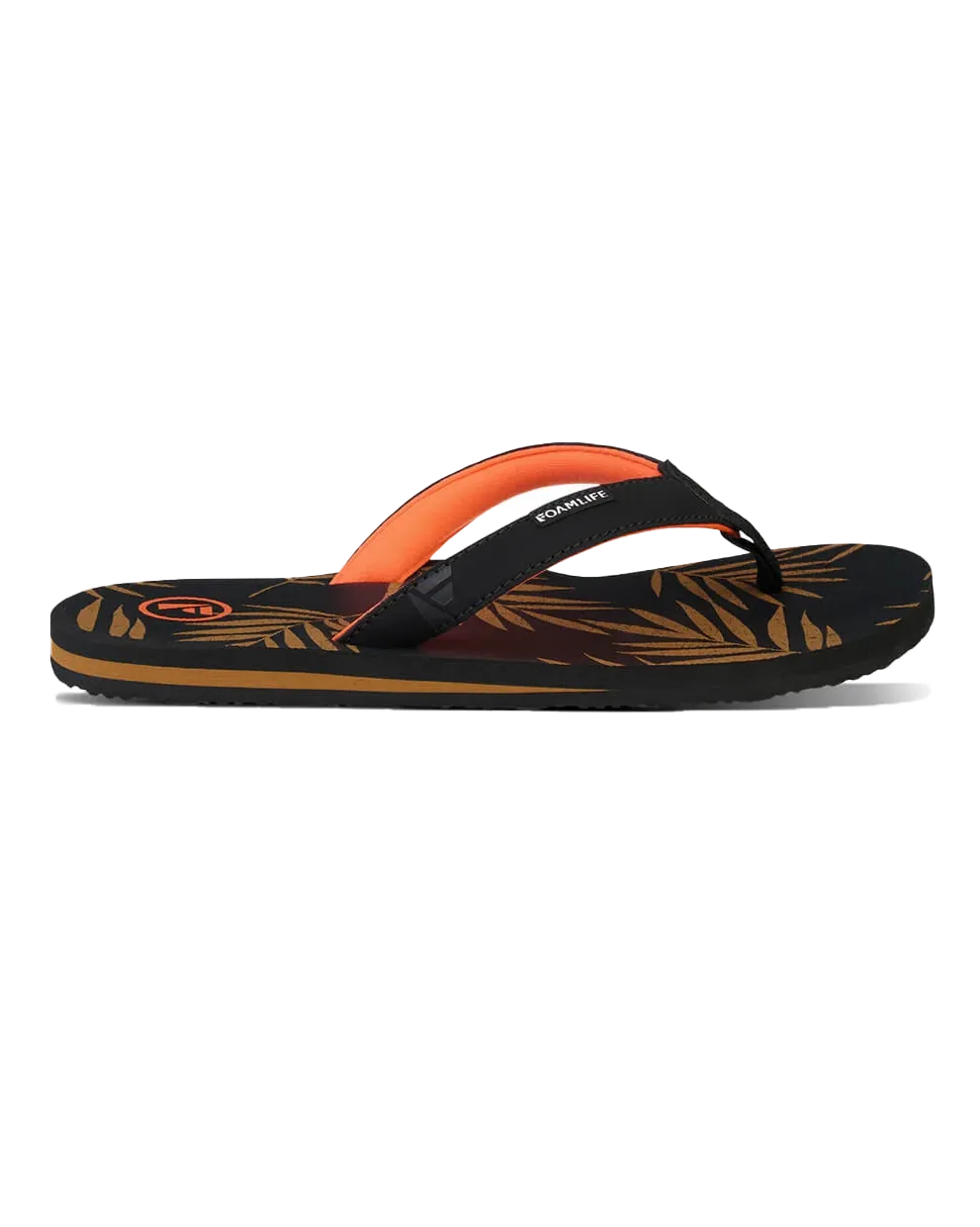 Zikat SC Womens Flip Flops in Black & Brown