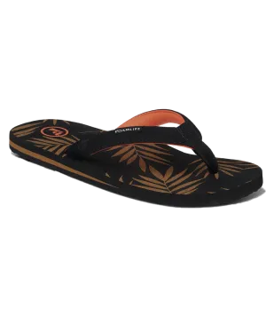 Zikat SC Womens Flip Flops in Black & Brown