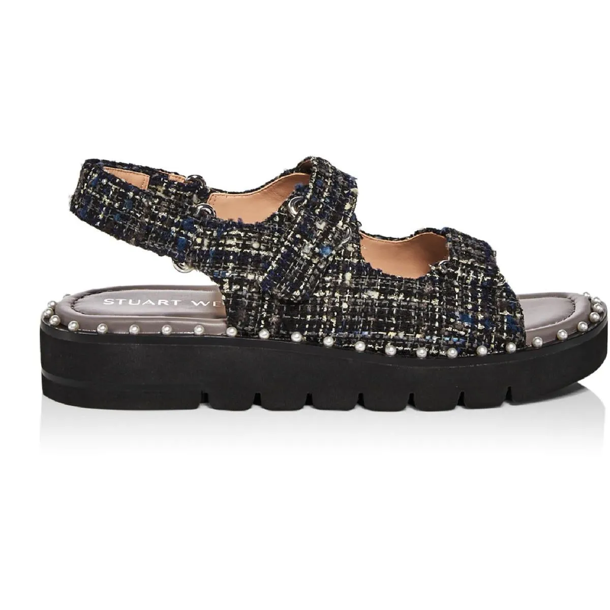 Zoe Lift Womens Leather Slingback Flatform Sandals